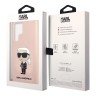 Чехол Lagerfeld Liquid silicone NFT Karl Ikonik Hard для Galaxy S23 Ultra, розовый