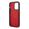 Чехол Ferrari Liquid Silicone with metal logo Hard для iPhone 14 Pro, черный (MagSafe)