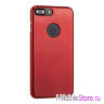 Чехол iCover Glossy Hole для iPhone 7 Plus/8 Plus, красный