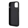 Чехол Guess PU 4G Stripes Hard для iPhone 13, черный (MagSafe)