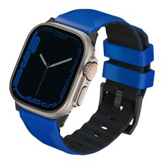 Ремешок Uniq Linus Airosoft silicone для Apple Watch 49-46-45-44 мм, Racing Blue