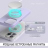 Elago для iPhone 15 Pro чехол Soft silicone (Liquid) Purple (MagSafe)