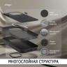 Elago для iPhone 15 Pro Max чехол PU Leather Black (MagSafe)