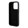 Mercedes для iPhone 15 Pro чехол Leather Plain Smooth Hard Black