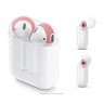 Накладки Elago Secure Fit для AirPods 1/2, Italian rose/Coral blue (2 пары)