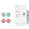 Накладки Elago Secure Fit для AirPods 1/2, Italian rose/Coral blue (2 пары)
