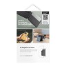 Uniq магнитный бумажник Lyden DS Magnetic FRID-blocking cardholder with Stand Washed Blue/Black