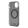 BMW для iPhone 15 чехол M-Collection PC/TPU Printed pattern Hard Grey (MagSafe)