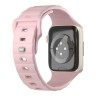 Uniq для Apple Watch 42-41-40 mm ремешок STRIDE FKM Rubber Pale Pink