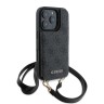 Guess для iPhone 16 Pro чехол Crossbody cardslots magnetic 4G Black