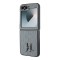 Karl Lagerfeld для Galaxy Z Flip 6 чехол PU-кожа Saffiano Monogram Metal logo Grey