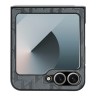 Karl Lagerfeld для Galaxy Z Flip 6 чехол PU-кожа Saffiano Monogram Metal logo Grey