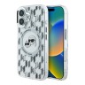 Karl Lagerfeld для iPhone 16 чехол PC/TPU Monogram NFT Karl&Choupette прозрачный (MagSafe)