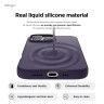 Elago для iPhone 16 Pro Max чехол Soft silicone (Liquid) Deep Purple