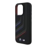 BMW для iPhone 16 Pro чехол M-Collection Liquid silicone Turning Metal camera Hard Black (MagSafe)