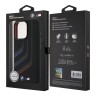 BMW для iPhone 16 Pro чехол M-Collection Liquid silicone Turning Metal camera Hard Black (MagSafe)