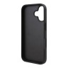 Karl Lagerfeld для iPhone 16 чехол GripStand PU Saffiano NFT Karl & Choupette metal Hard Black