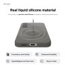 Elago для Galaxy S25 чехол Soft silicone (Liquid) Medium Grey