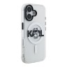 Karl Lagerfeld для iPhone 16 чехол PC/TPU Sketch Choupette Transparent (MagSafe)