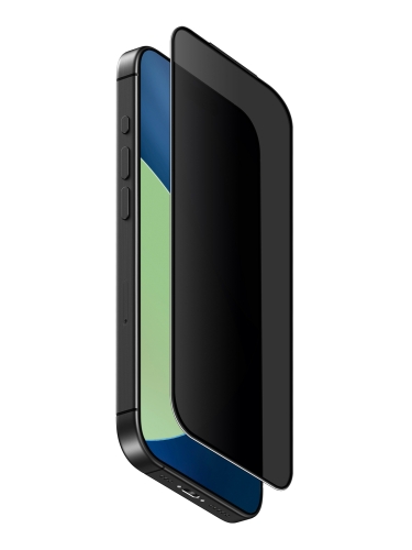 Uniq стекло для iPhone 17 Pro OPTIX Privacy Anti-Dust Filter Black (+installer)