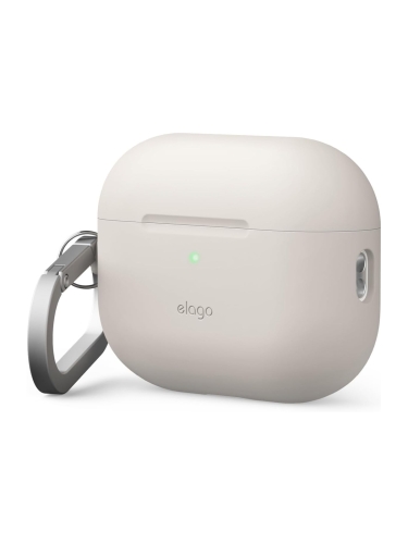 Elago для AirPods Pro 3 чехол Silicone Hang case Stone
