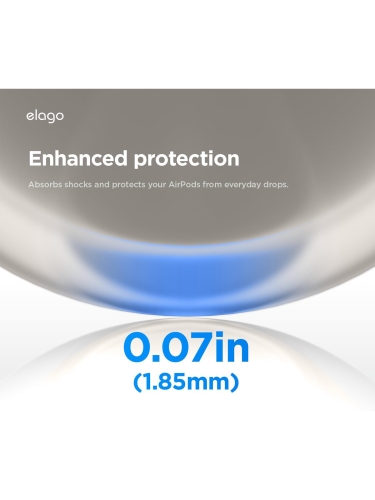 Elago для AirPods Pro 3 чехол Silicone Hang case Stone
