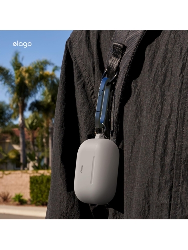 Elago для AirPods Pro 3 чехол Silicone Hang case Stone