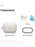 Elago для AirPods Pro 3 чехол Silicone Hang case Stone
