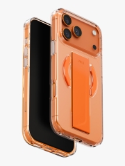 Uniq для iPhone 17 Pro Max чехол Heldro Air with FlexGrip Volt Orange (MagSafe)