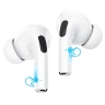 HOCO наушники TWS EW69 True wireless ANC+ENC noise cancelling White