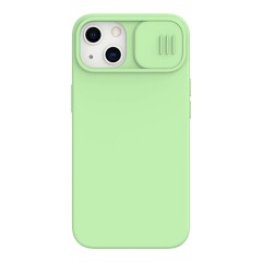 Чехол Nillkin CamShield Silky Magnetic Silicone для iPhone 13, зеленый
