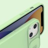 Чехол Nillkin CamShield Silky Magnetic Silicone для iPhone 13, зеленый