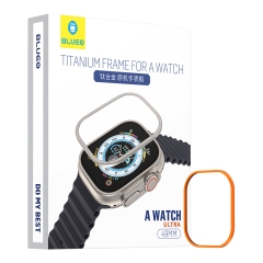 BlueO рамка для Apple Watch Ultra 1/2/3 49 mm, Titanium Frame Orange