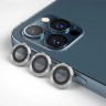 Защитное стекло BLUEO Camera Armor Lens для камеры iPhone 12 Pro, Silver (3 шт)
