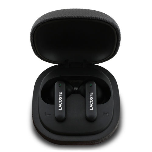 Lacoste наушники беспроводные TWS ANC/ENC Meshed PVC Iconic (TP103 Pro) Black