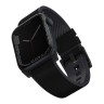 Кожаный ремешок Uniq Straden Waterproof для Apple Watch 49-46-45-44 мм, черный