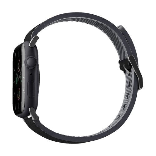 Кожаный ремешок Uniq Straden Waterproof для Apple Watch 49-46-45-44 мм, черный