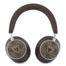(Уценка) Guess наушники беспроводные накладные Bluetooth HP ENC PU 4G with Triangle Diamond Logo Brown