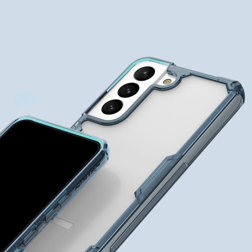 Чехол Nillkin Nature Pro для Galaxy S22 Plus, синяя рамка