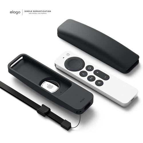 Чехол Elago R5 Locator Case для пульта Apple TV (2021), черный