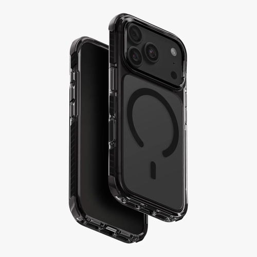 Uniq для iPhone 18 Pro/17 Pro чехол Combat Carbon Black (MagSafe)