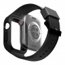 Чехол с ремешком Uniq Monos для Apple Watch 45/44 мм, черный