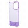 Чехол Guess Translucent w Electroplated camera Hard для iPhone 14 Pro Max, фиолетовый
