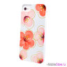 iCover Cherry Blossoms для 5s/SE, White/Red IP5-HP/W-CR/R