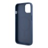 Чехол Guess PU 4G Stripes Hard для iPhone 13, голубой (MagSafe)