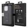 Чехол BMW M-Collection PU + Grip stand Hot stamp Hard для iPhone 14 Pro Max, черный