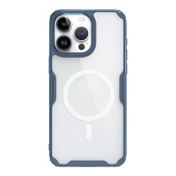 Nillkin для iPhone 15 Pro чехол Nature TPU Pro Magnetic Blue