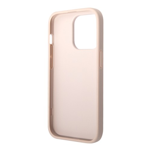 Guess для iPhone 15 Pro Max чехол PU 4G Big metal logo Hard Pink