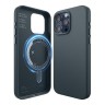 Elago для iPhone 15 Pro Max чехол PU Leather Jean Indigo (MagSafe)