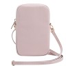 Guess для смартфонов сумка Wallet Zipper Pouch PU Grained leather 4G metal logo Pink